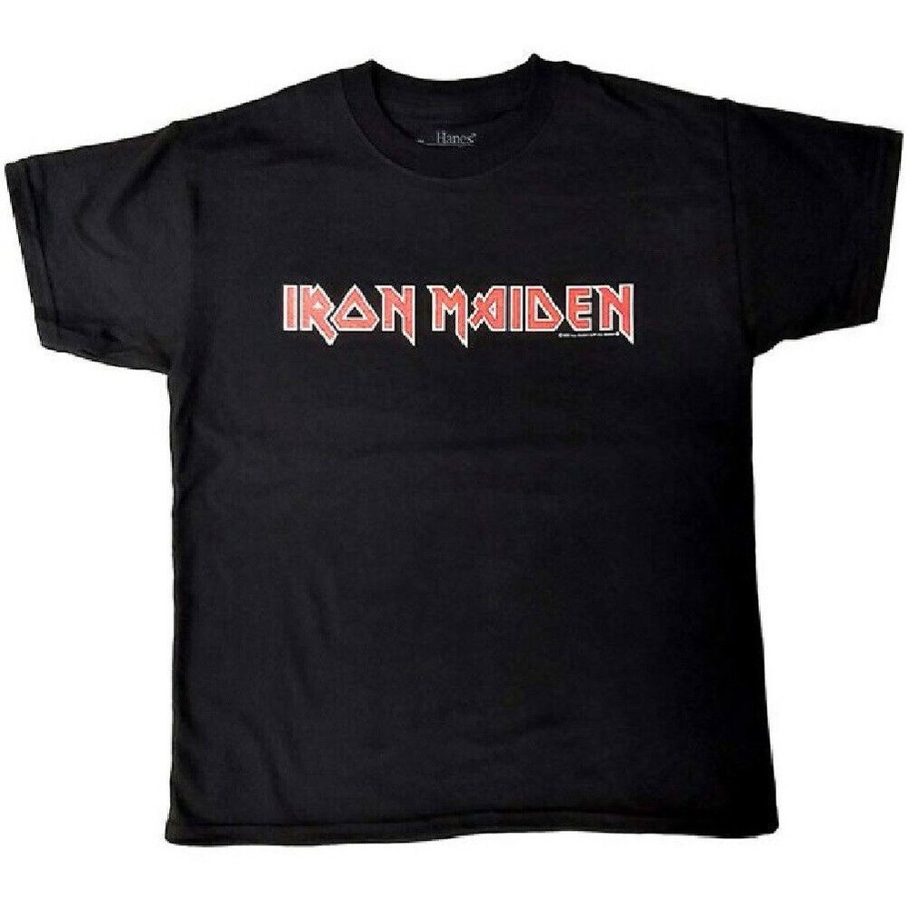 Iron Maiden Logo Infant Tee Baby Heavy Metal Rock Music T-shirt 3-6 Months